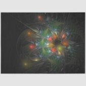 柔らかく柔らかいフラクタルファンタジーの花 薄葉紙 (正面)