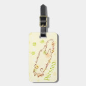 柔らかく眠い猫 ラゲッジタグ (正面縦)