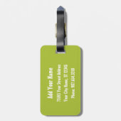 柔らかく眠い猫 ラゲッジタグ (裏面縦)