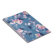 柔らかく穏やかで繊細なブルーミングガーデンフローラwi ノートブック (右側)