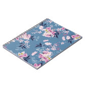 柔らかく穏やかで繊細なブルーミングガーデンフローラwi ノートブック (左側)