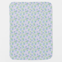 「柔らかく穏やかな青」ベビーブランケット