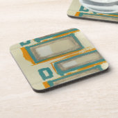 柔らかく、はっきりしたなRothkoによってインスパイア抽象芸術 コースター (左側)