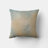 柔らかく、夢みるような青および金ゴールド|の装飾用クッション クッション (裏面)