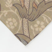 柔らかく、居心地のよい19thcシャクヤクのパターン（の模様が）あるなフリースブランケット フリースブランケット (角)