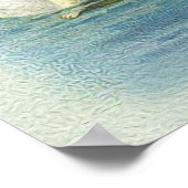 柔らかさ – 妖精、白鳥、花 ポスター (角)