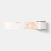 柔らかなパステルカラーの大きな白いリボンの巻き サテンリボン (正面)