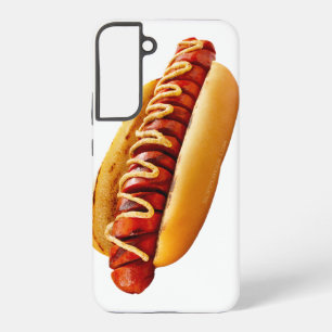 柔らかなパンに包まれたSlipperyJoe'sサマーBBQビホットドッグ Samsung Galaxy S22+ケース