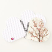 柔らかなピンクの桜の枝 ノートブック (内部)