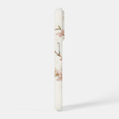 柔らかなピンクの桜の枝 iPhoneケース (右側面)