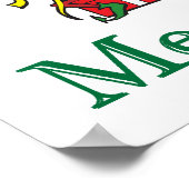 柔らかなメリークリスマス ポスター (角)