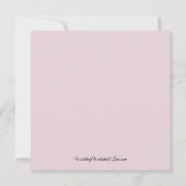 柔らかなワイルドフラワーの野原　デイドリーム 招待状 (裏面)