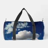 柔らかな大きな雲 ダッフルバッグ (裏面)