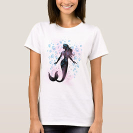 柔らかな波に揺れる人魚 Tシャツ