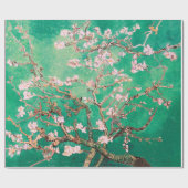 柔らかな緑 ヴィンセント・ヴァン・ゴッホ 杏の花 ラッピングペーパー (フラット)