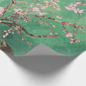 柔らかな緑 ヴィンセント・ヴァン・ゴッホ 杏の花 ラッピングペーパー (角)