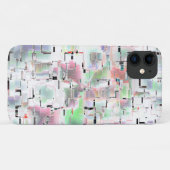 柔らかな色から不透明な色のモザイク紙と霧雨 Case-Mate iPhoneケース (裏面(横))