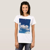 柔らかな長い雲 Tシャツ (正面フル)