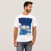 柔らかな長い雲 Tシャツ (正面フル)