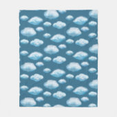 柔らかな雲  フリースブランケット (正面)