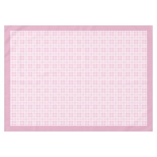 柔らエレガントかなトーンのピンクのテーブルクロス テーブルクロス (正面(横))