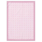 柔らエレガントかなトーンのピンクのテーブルクロス テーブルクロス (正面)