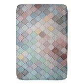 柔らカラフルかにタイル張りのバスマットは任意の装飾に一致 バスマット (正面縦)