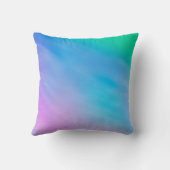 柔らガーリーかな虹の空 クッション (裏面)