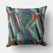 柔らサイケデリックかな木質のテクスチャ、デジタル堅牢 クッション (裏面)