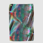 柔らサイケデリックかな木質のテクスチャ、デジタル堅牢 ゴルフタオル (正面)