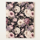 柔らフェミニンかな花柄の小さな花 プランナー手帳 (裏面)