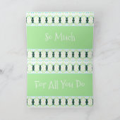 柔らモダンかな緑 カード (内部)