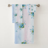 柔ら忘れかなピンク色のブルーがメイでない バスタオルセット (インサイチュ)