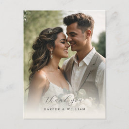 柔ら感謝していかい綿の結婚写真 ポストカード