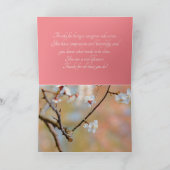 柔ら日本のかな梅 サンキューカード (内部)