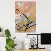 柔ら日本のかな梅 ポスター (ホームオフィス)