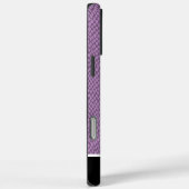 柔ら鮮やかかな紫の色調のヘビの模様 Case-Mate iPhoneケース (裏面 / 右)