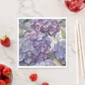 柔エレガントらかい薄紫色のフローラ スタンダードランチョンナプキン (インサイチュ)