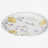 柔エレガントらかい野フローラ ペーパープレート (アングル)