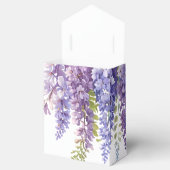 柔エレガント紫色の水彩藤 フェイバーボックス (オープン)