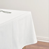 柔カスタムらかい色の花を持つイニシャルY テーブルクロス (インサイチュ)