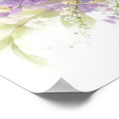 柔カラフルらかいパステル色の花 ポスター (角)