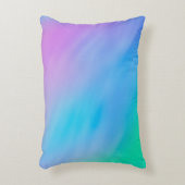 柔ガーリーらかい虹の色の空 アクセントクッション (正面(垂直))