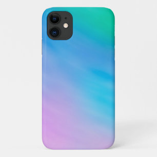 柔ガーリーらかい虹の色の空 iPhone 11 ケース