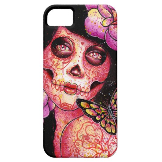 柔和の-死んだ女の子の日 Case-Mate iPhoneケース (裏面)