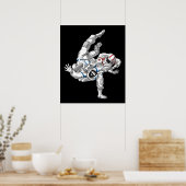 柔実宇宙飛行士 ポスター (キッチン)