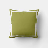 柔無地の軟中葉緑枕 クッション (裏面)