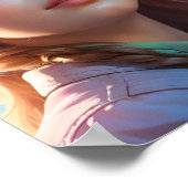 柔白熱［赤熱］光を放つらかい放射光で ポスター (角)