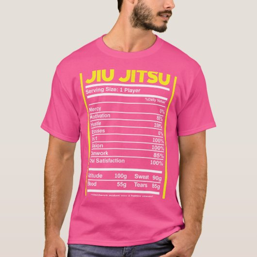 柔術おもしろい実事実おもしろい柔術 Tシャツ (正面)