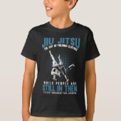 柔術おもしろい実戦闘機BJJトレーニング・ユーモア Tシャツ (正面)